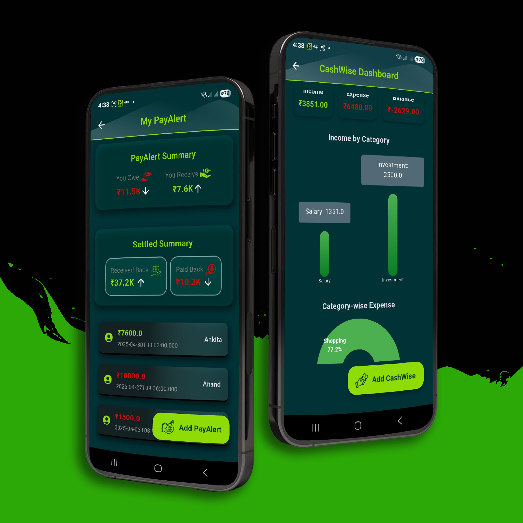 Stay on Top of Every Rupee – Smart Alerts & Cash Tracking Made Easy